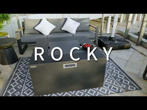 Elementi Plus Rocky 43" Square Fire Table — Propane