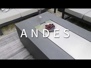 Elementi Plus Andes 66" Rectangular Fire Table — Propane