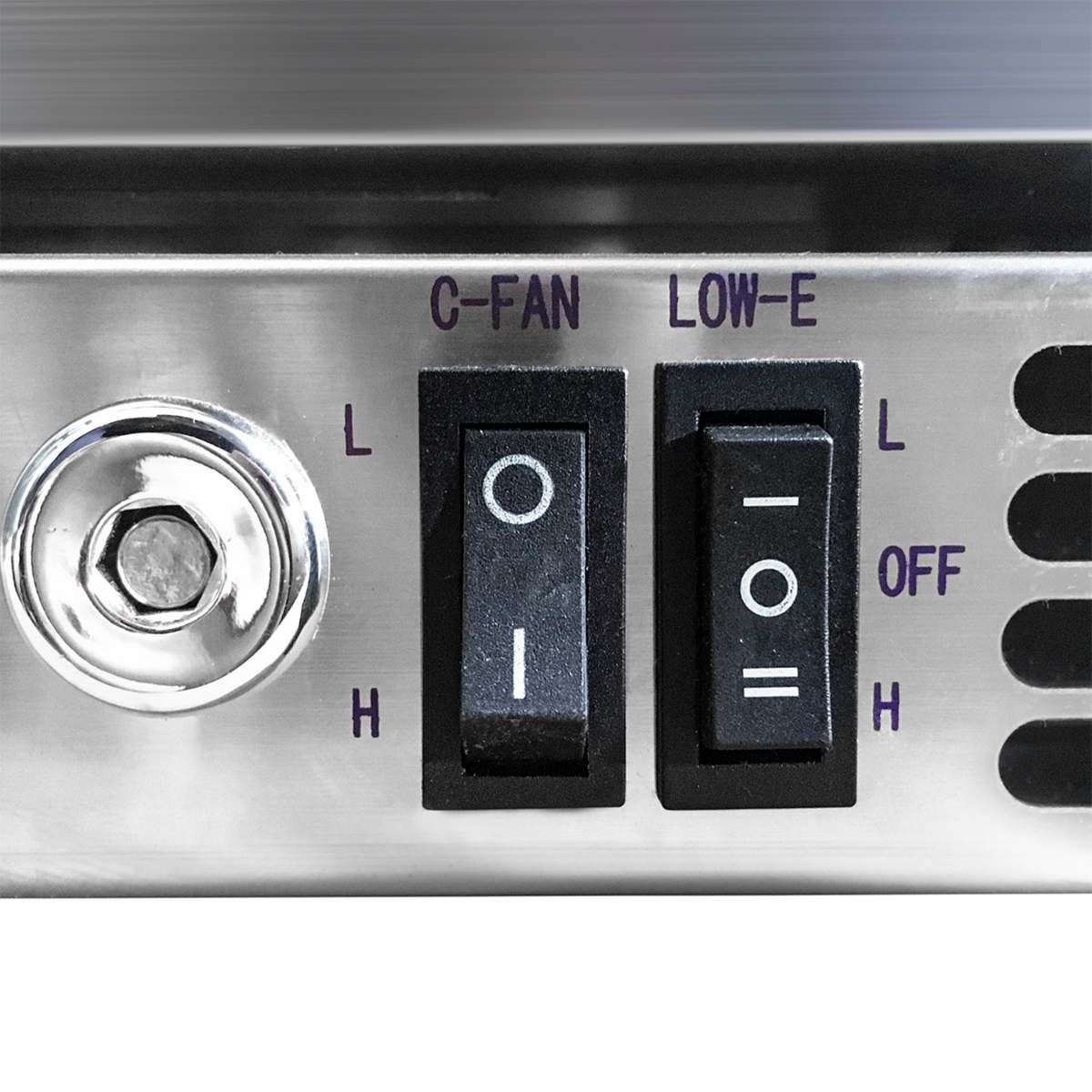 KingsBottle 53" Heating Glass 3 Door Large Beverage Refrigerator