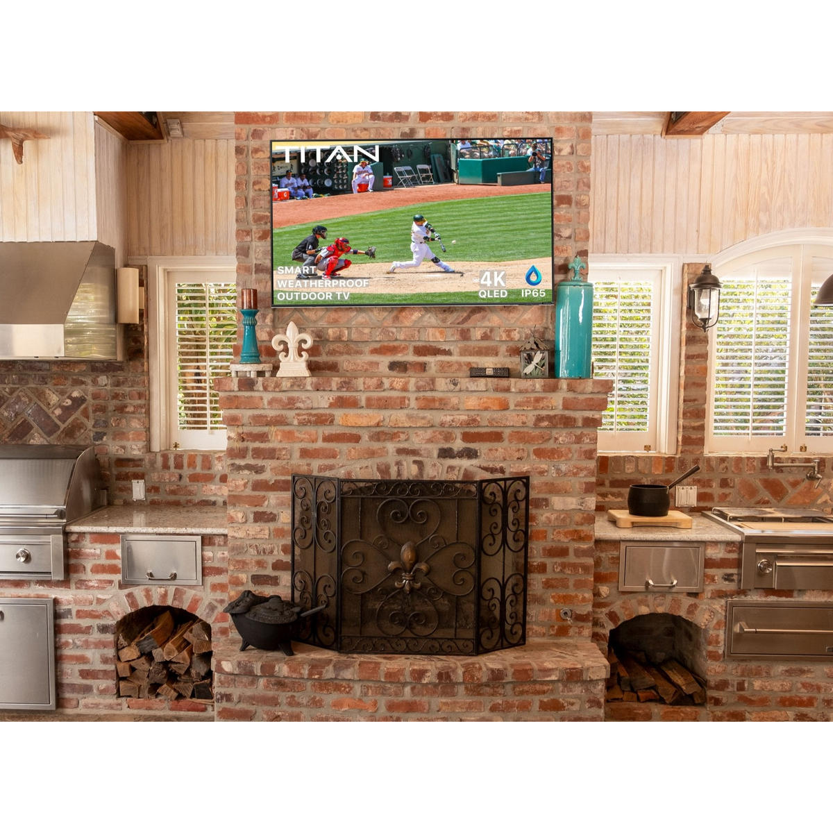 Titan S100 QLED Covered Patio Outdoor 4K Television