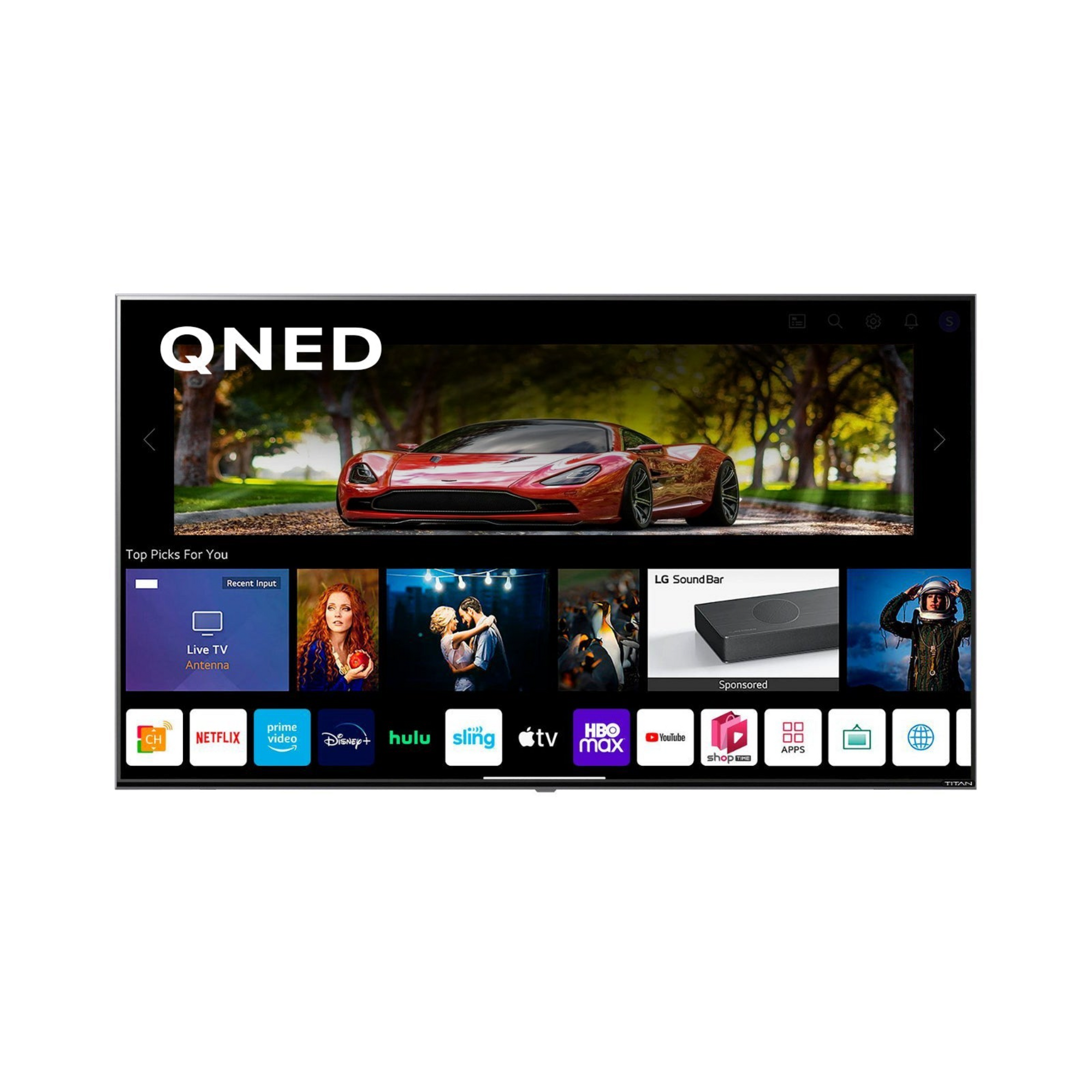 Titan L200 QNED Partial Sun Outdoor TV 4K